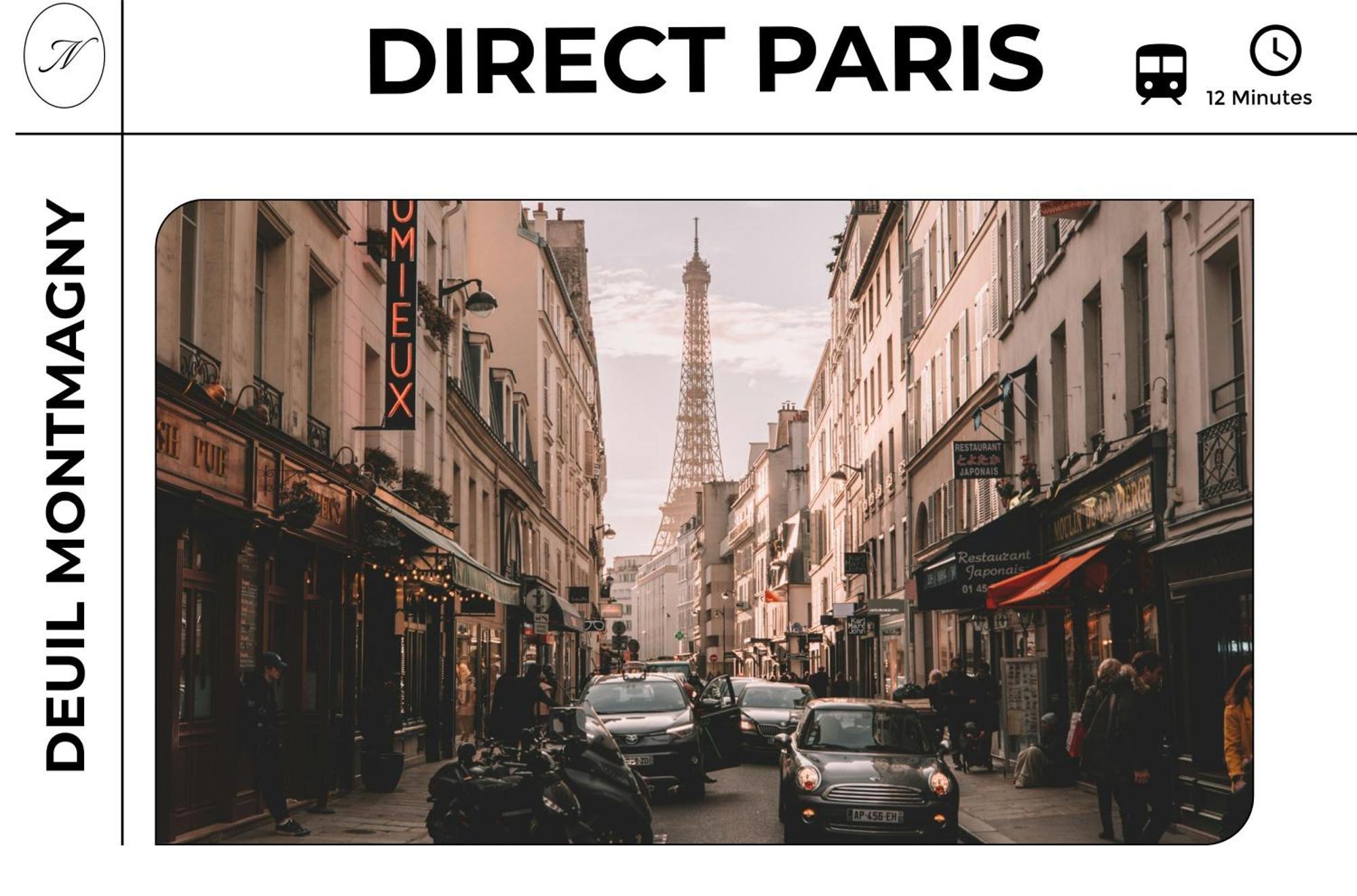 Deuil-la-BarreParisian Retreat Pour 5 Personnes - 12 Min De Paris - Proche Gare公寓 外观 照片